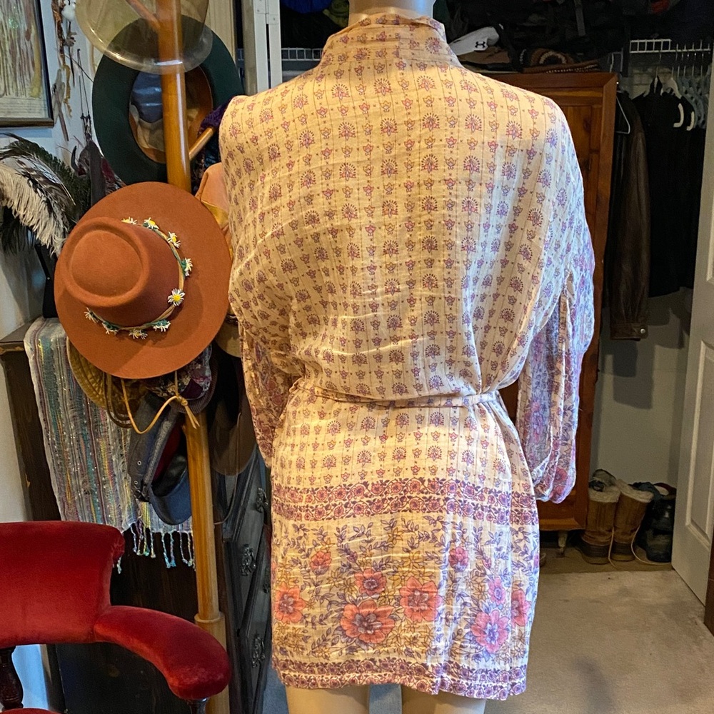 Spell Cactus Rose Kimono Robe - Picture 3 of 5